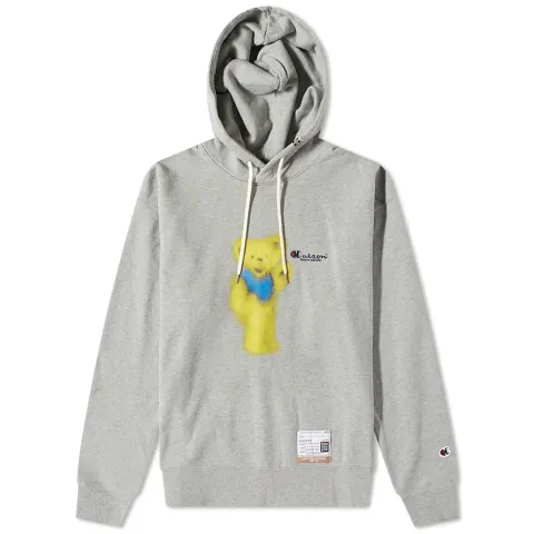 Bear Print Hoodie