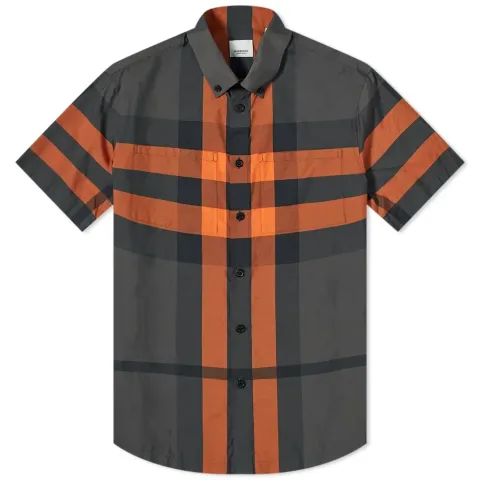 Short Sleeve Thames Large Check Shirt