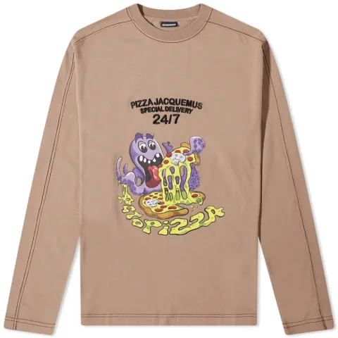 Long Sleeve Octopizza T-Shirt