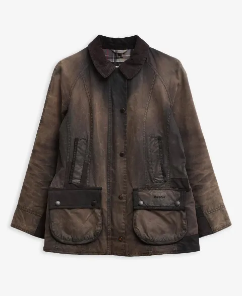 Re-Loved Beadnell Waxed Jacket - Size 12
