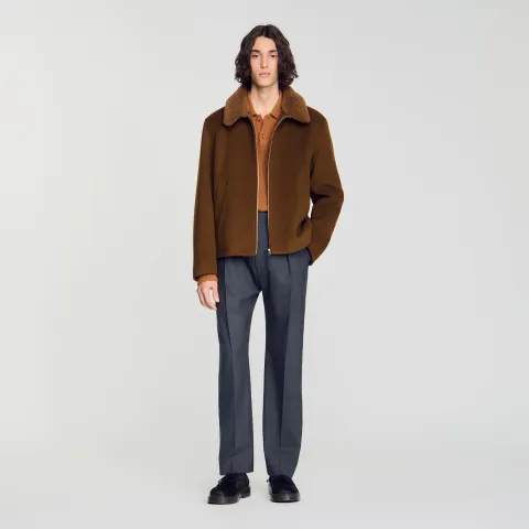 Wool and cashmere jacket