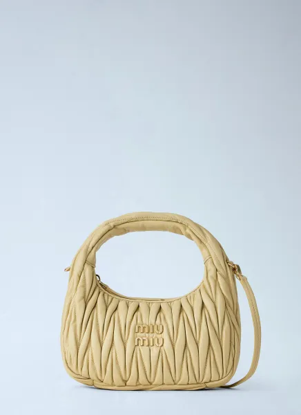 Wander Nappa Matelassé Hobo Bag