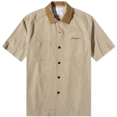 Chalk Stripe Bowling Shirt