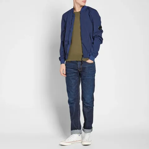 Nycra Stretch Arm Lens Bomber Jacket