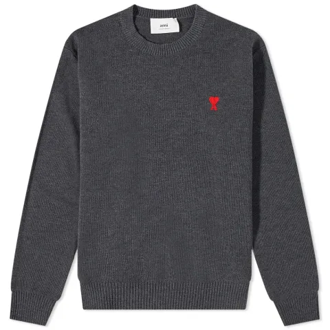 AMI Small A Heart Crew Knit