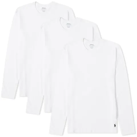 Long Sleeve Crew Base Layer T-Shirt - 3 Pack