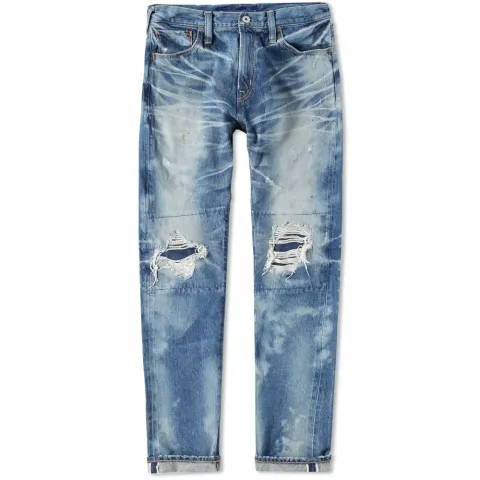 Damaged Five Years Tapered Jean