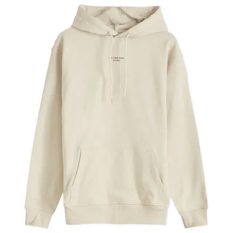 Centre Slogan Logo Hoodie