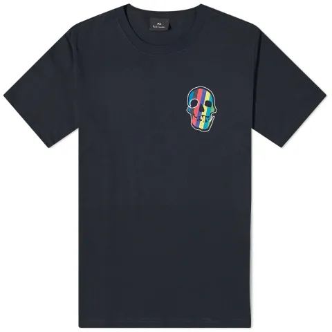 Stripe Skull T-Shirt