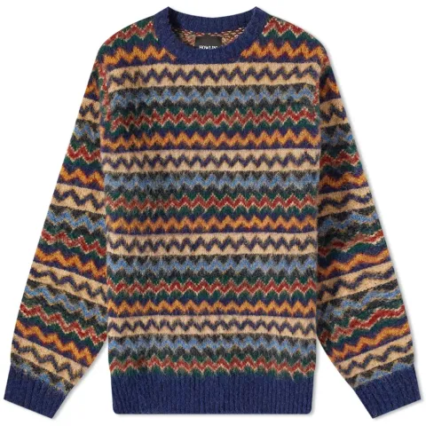 Howlin' Cosmic Fantasies Zig Zag Crew Knit