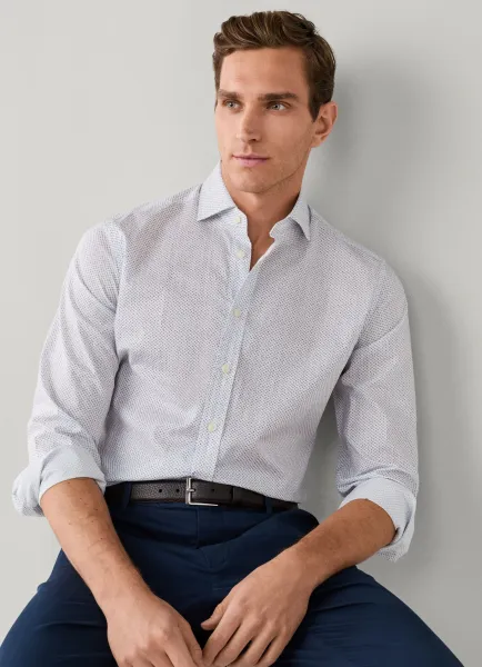 Tailored Fit Floral Print Shirt