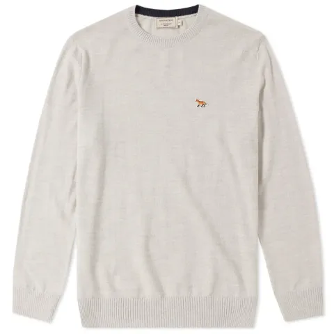 Maison Kitsuné Merino Crew Knit