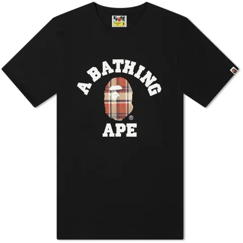 Bape Check College Tee