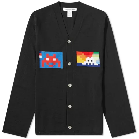 Invader Graphic Cardigan
