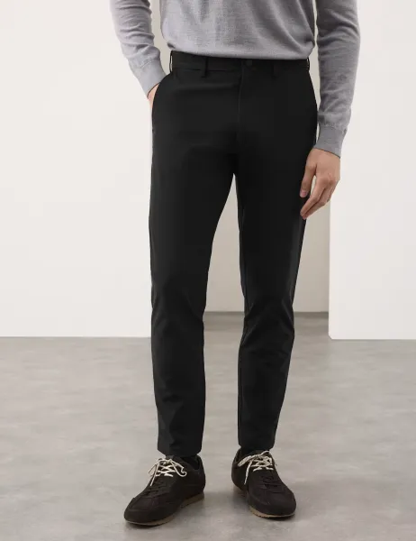 Autograph Performance Tapered Fit Technical Trousers Black