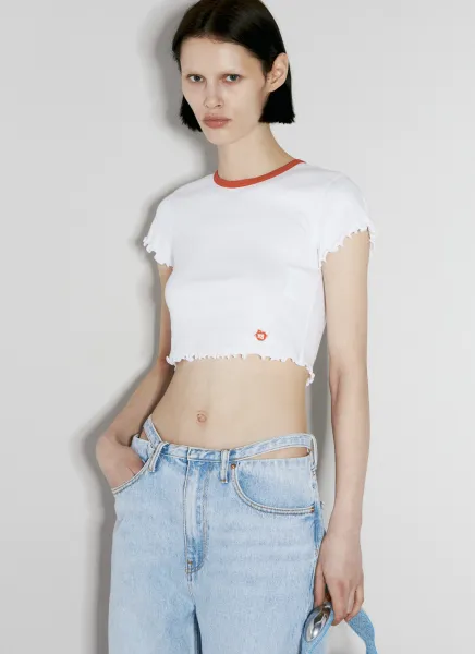 Lettuce-Hem Crop Top