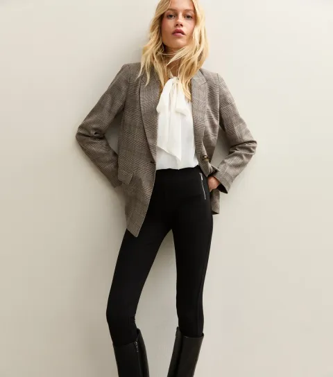 Women's Black Ponte Leggings
