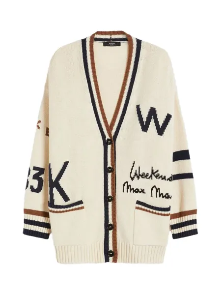 Wkdblasone Cardigan Cream Black