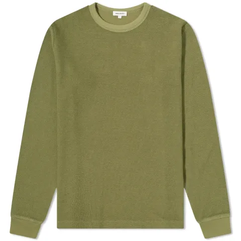 Halfdan Reversed Weave Crew Sweat