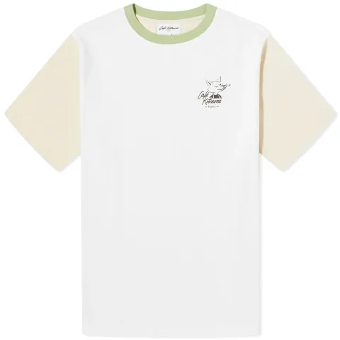 Café Kitsune Colorblock Relax T-Shirt