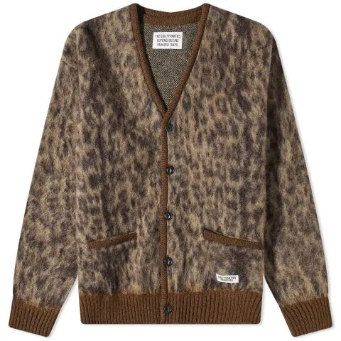 Leopard Mohair Cardigan