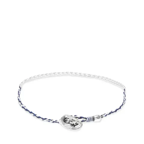 Silver Chain Cord Bracelet