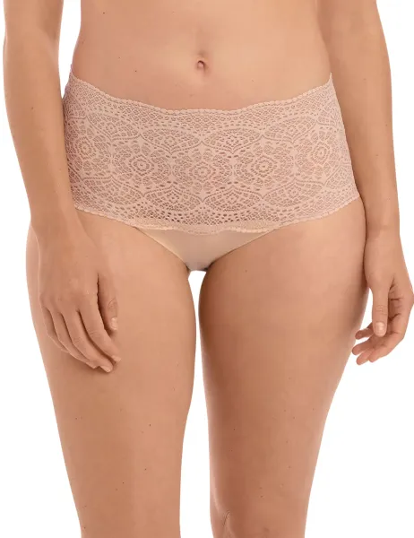 Fantasie Lace Ease High Waisted Full Briefs Beige