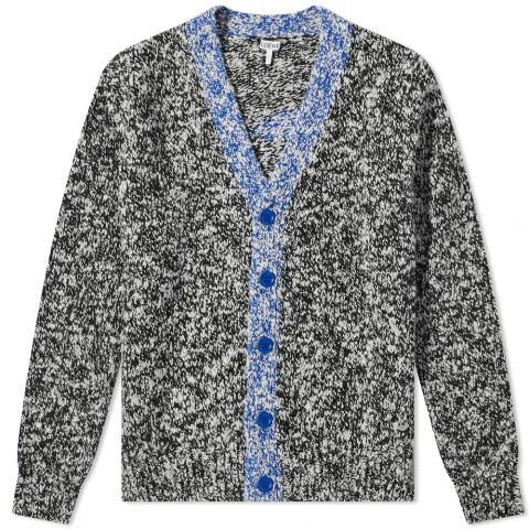 Large L Intarsia Cardigan