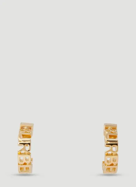 Logo Hoop Earrings