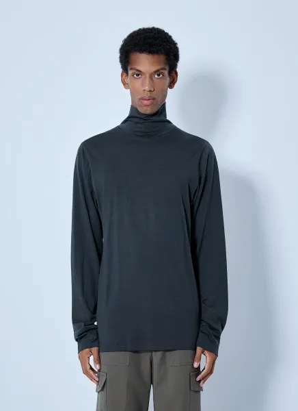 Polar Jersey Turtleneck