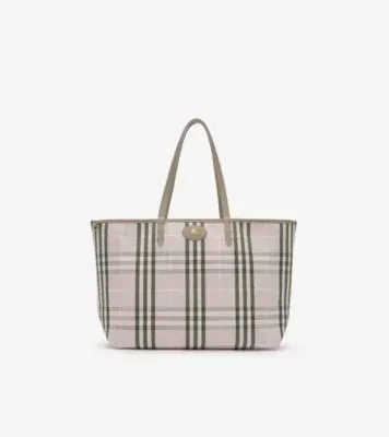 Medium Reversible Bloomsbury Tote​ in Mushroom beige/mallow pink - Women, Leather