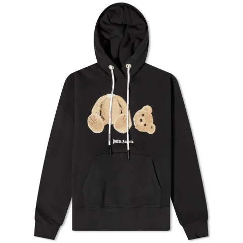 Bear Print Hoodie