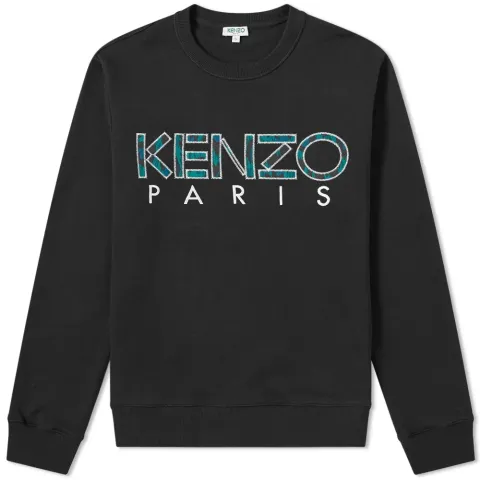 Embroidered Paris Logo Crew Sweat