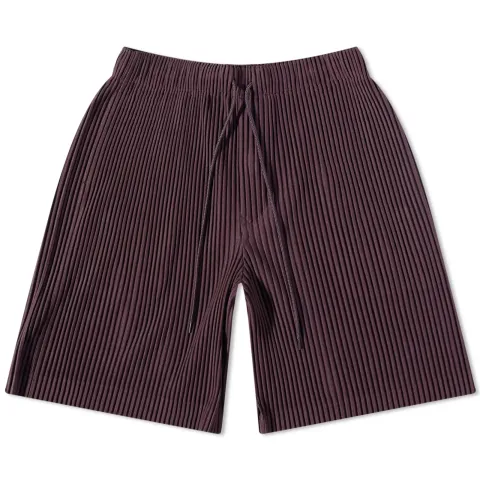 Pleated Drawstring Shorts