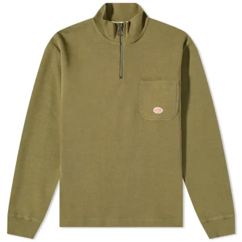 Half Zip Pocket Sweat