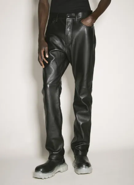 Casual Leather Pants