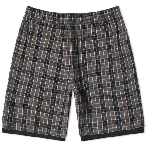 Rong Flannel Check Face Shorts