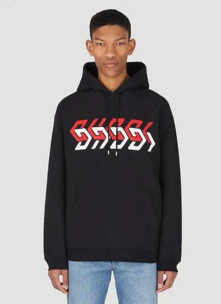 Logo Print Hooded Sweatshirt