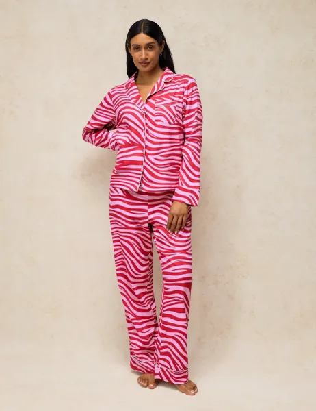White Stuff Cotton Rich Printed Pyjama Bottoms