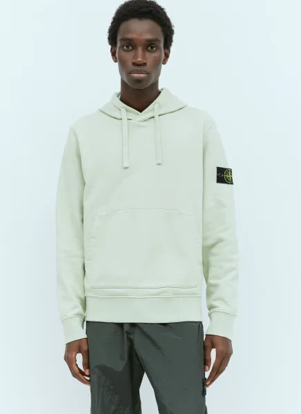 Logo Patch Hooded Sweatshirt