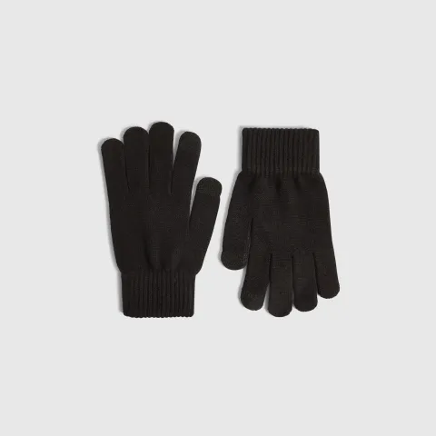 River Island Black Knitted Gloves