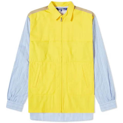 Panelled Zip Overshirt