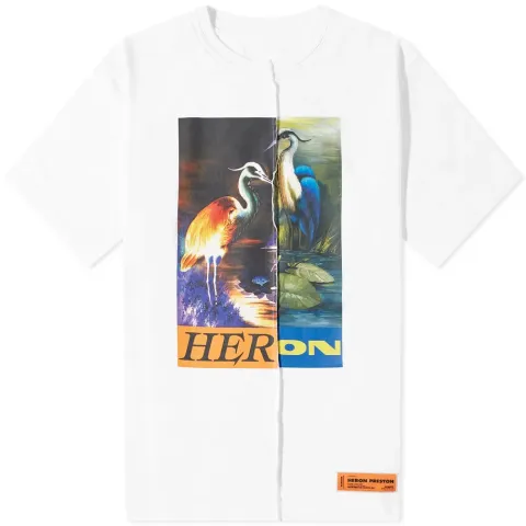 Oversized Split Herons Tee
