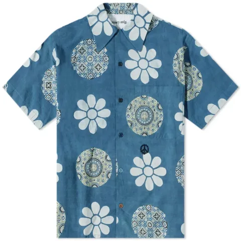 Story mfg. Portal Print Shore Vacation Shirt