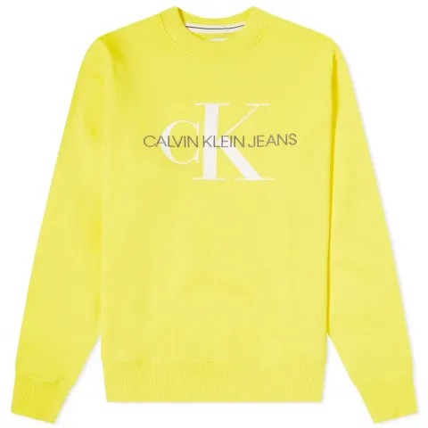 Monogram Print Crew Sweat