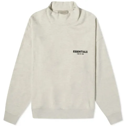 Logo Mock Neck Sweat