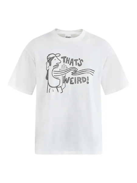Nudie Jeans Koffe Thats Weird Graphic T-Shirt