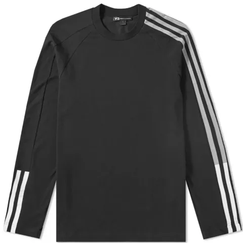 Long Sleeve Three Stripe Tee