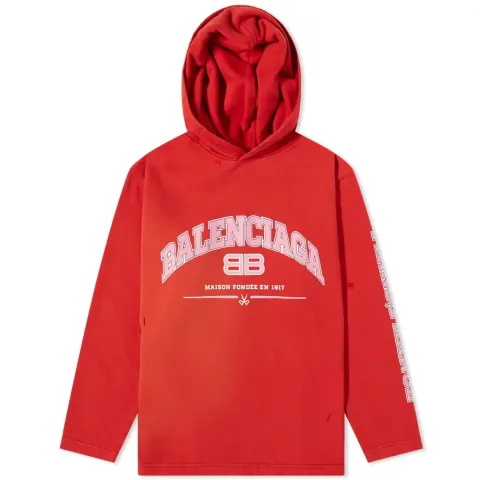 Arch Logo Cropped Popover Hoody