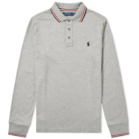 Long Sleeve RWB Tipped Polo